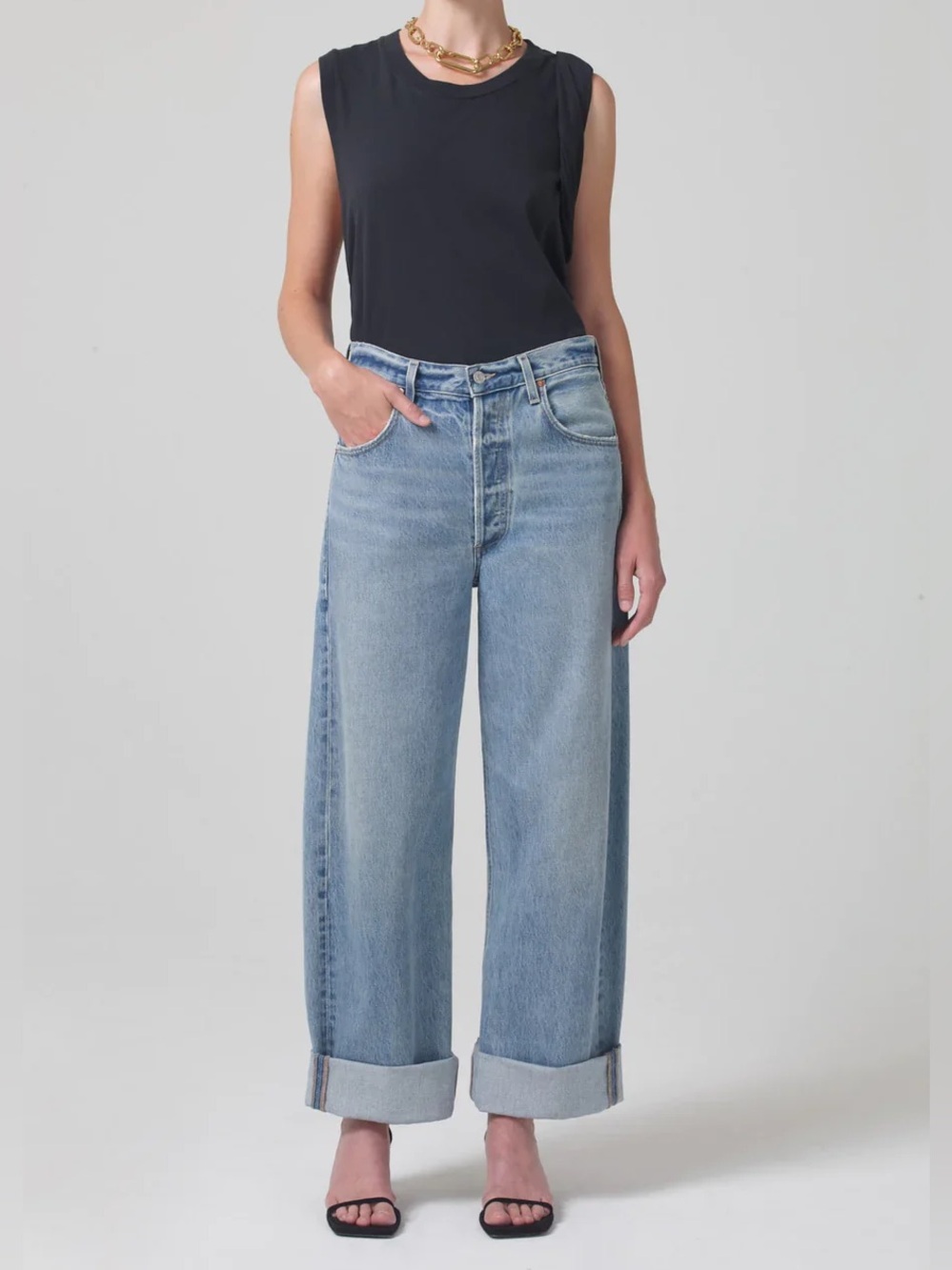 Citizens Of Humanity Ayla Baggy Cuffed Crop Jeans